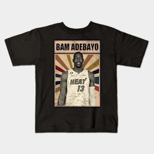 Miami Heat Bam Adebayo Kids T-Shirt
